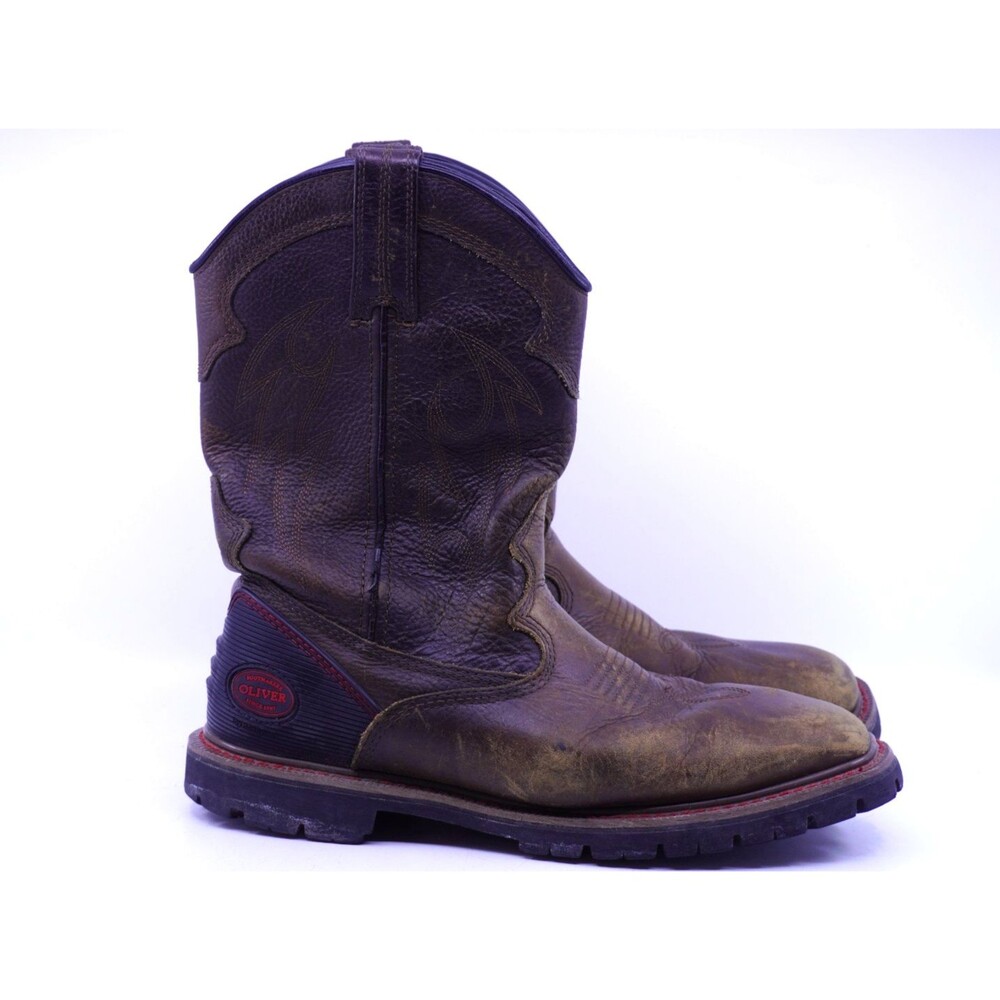 Oliver by Honeywell Men's Size 10.5 Soft Square Toe Western Work Boot OL10002